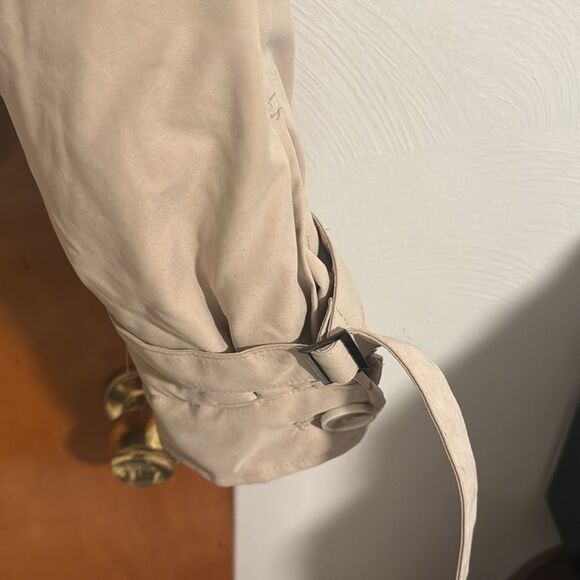 Tan Safari Jacket Mens Large Zip Pockets - Picture 5 of 5